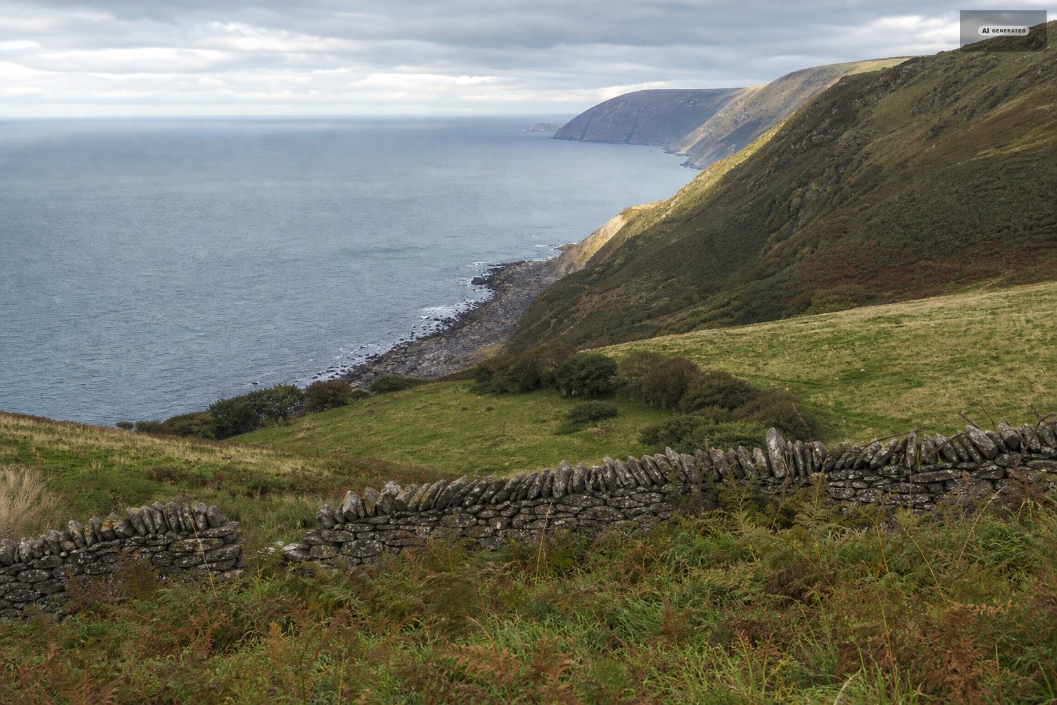 The Exmoor coast near Lynton and Lynmouth
