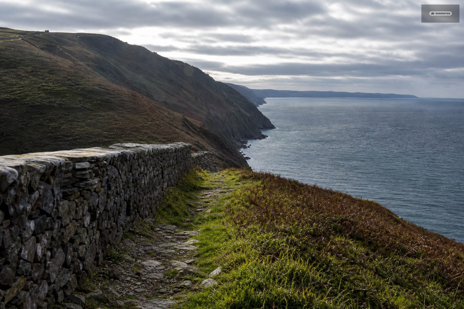 The Exmoor coast near Lynton and Lynmouth