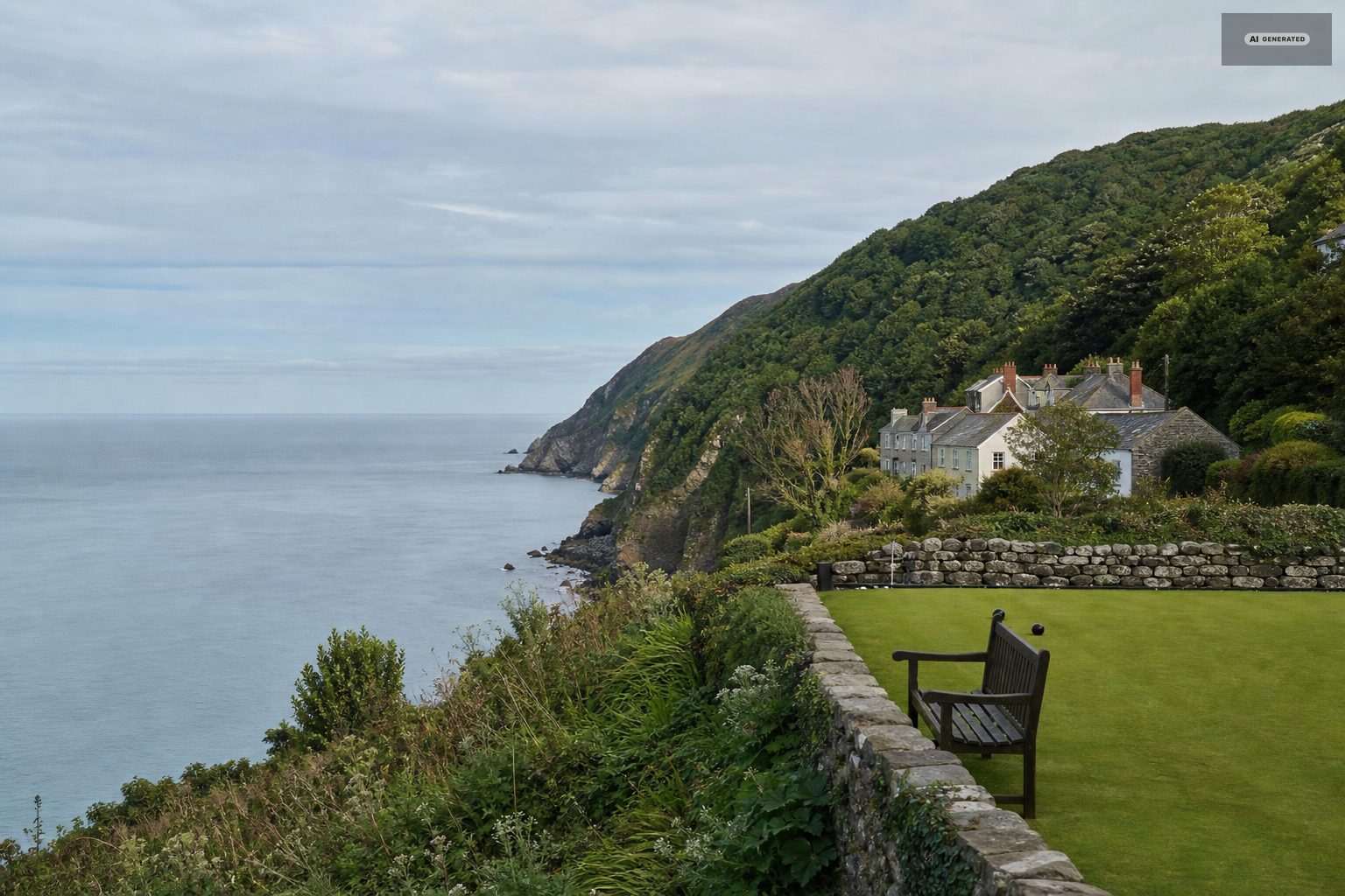 Bowls and tennis on the Exmoor coast at Lynton and Lynmouth