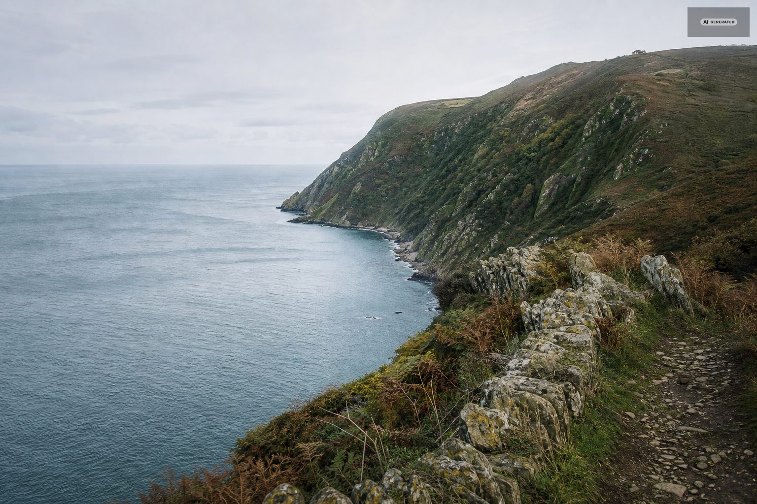 Conditions on the Exmoor coast at Lynton and Lynmouth