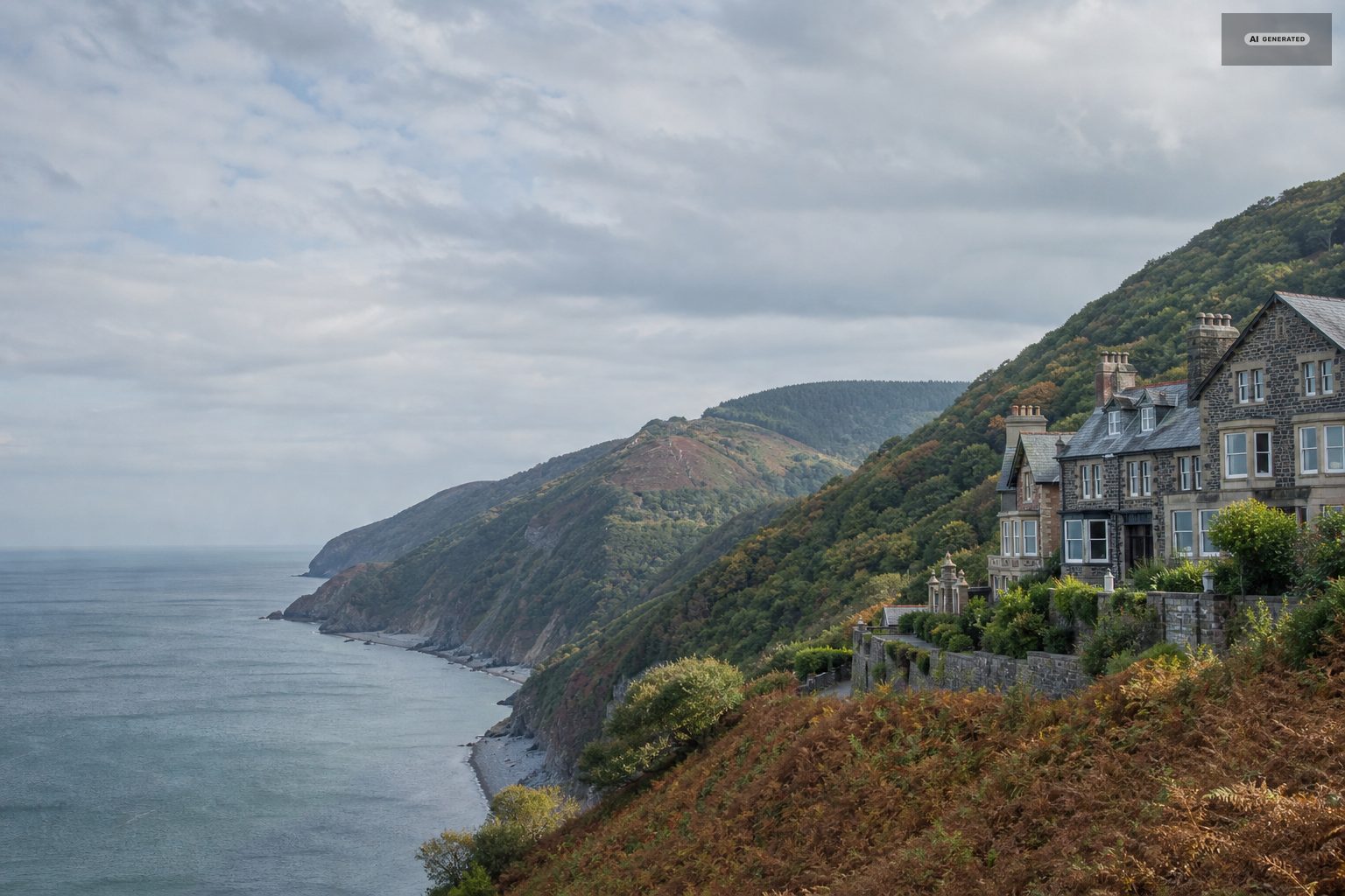 Hotels and guest houses on the Exmoor coast at Lynton and Lynmouth
