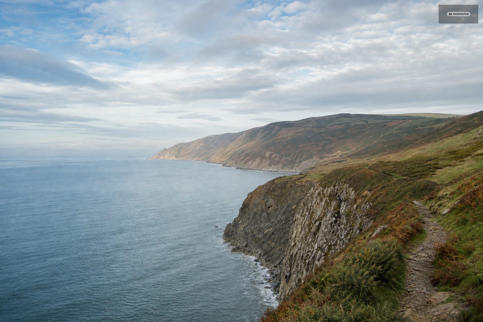 Walking on the Exmoor coast at Lynton and Lynmouth