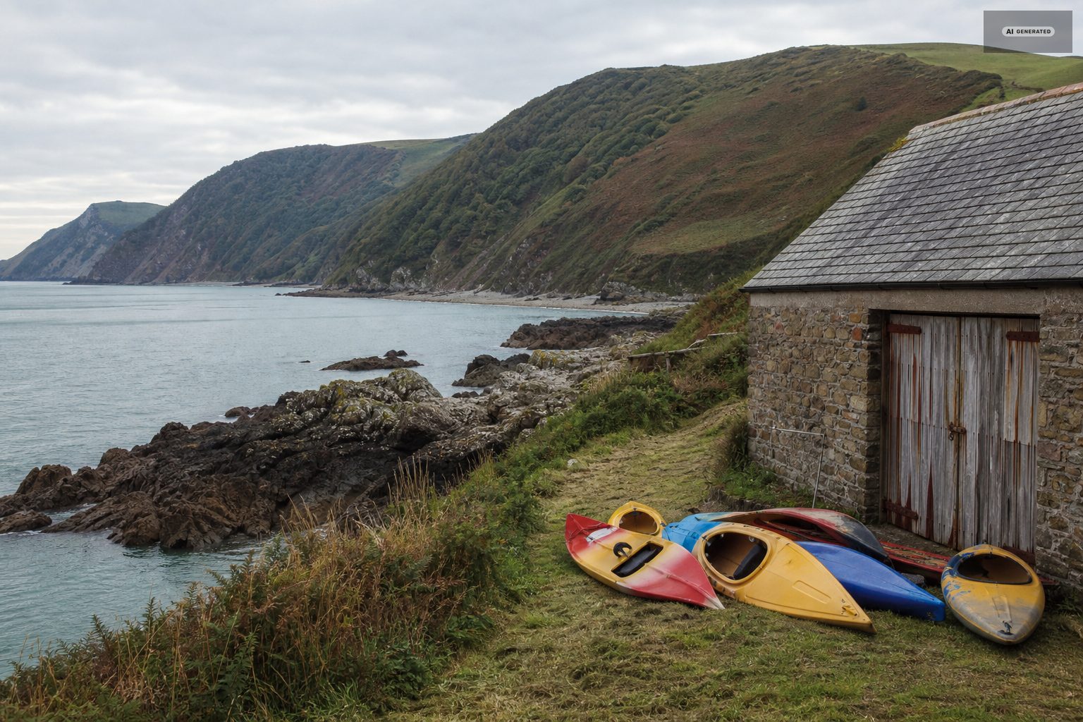 Other sport in the area, on the Exmoor coast at Lynton and Lynmouth