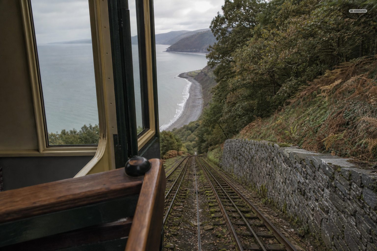 What it is like to ride, on the Exmoor coast at Lynton and Lynmouth