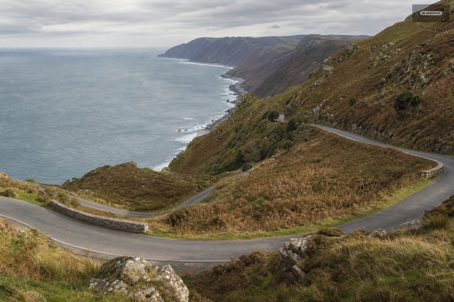 The climbs, on the Exmoor coast at Lynton and Lynmouth