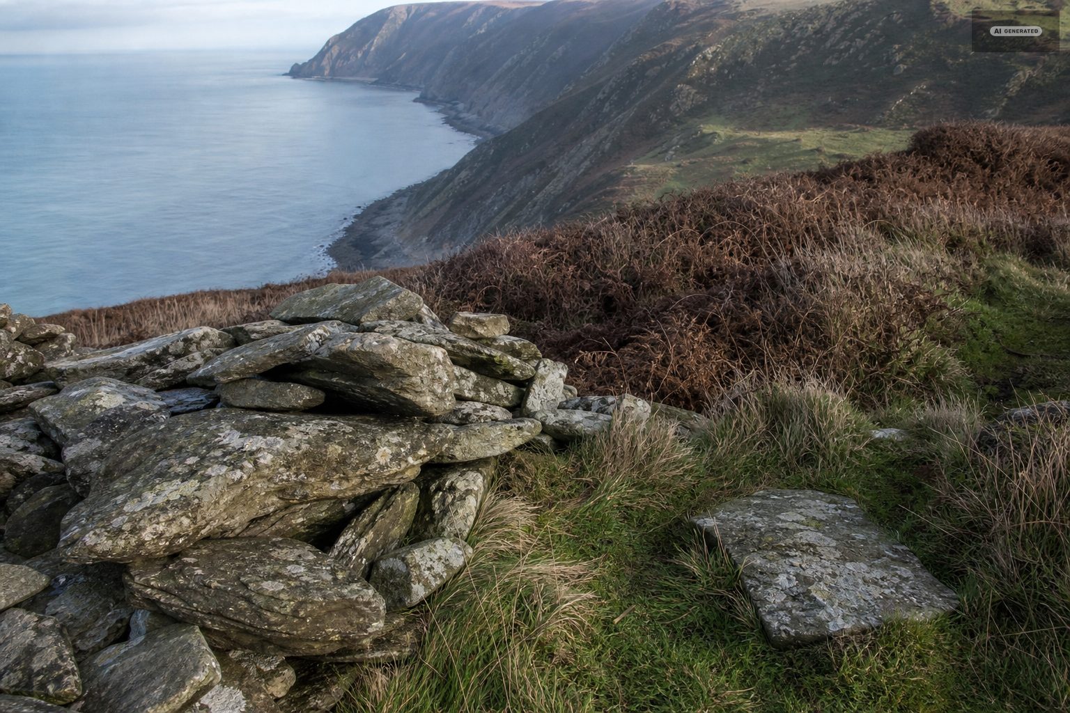 The earliest traces, on the Exmoor coast at Lynton and Lynmouth