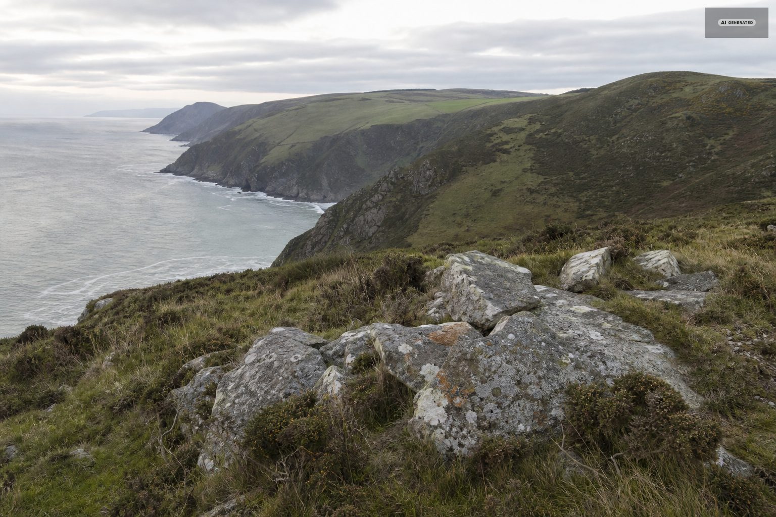 What the moor is like, on the Exmoor coast at Lynton and Lynmouth