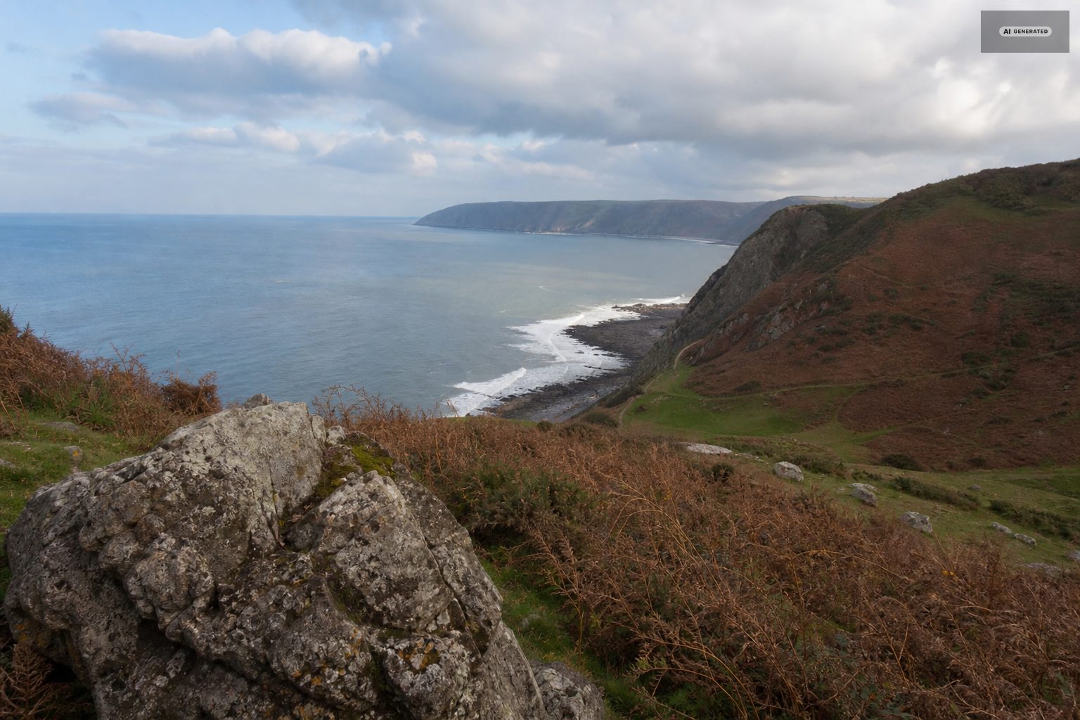 Shelley, on the Exmoor coast at Lynton and Lynmouth
