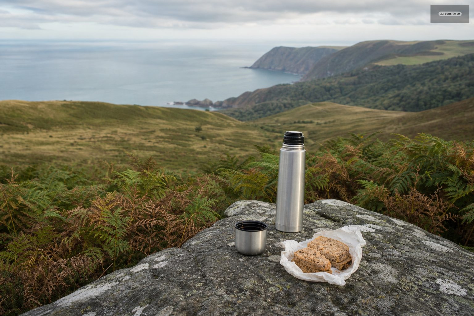 Out on the moor, on the Exmoor coast at Lynton and Lynmouth