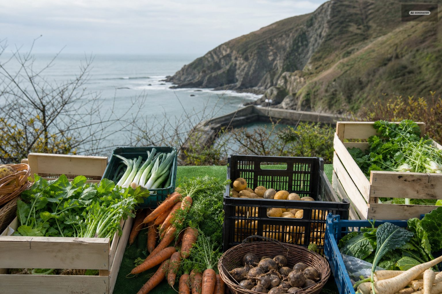 Markets and buying to cook, on the Exmoor coast at Lynton and Lynmouth