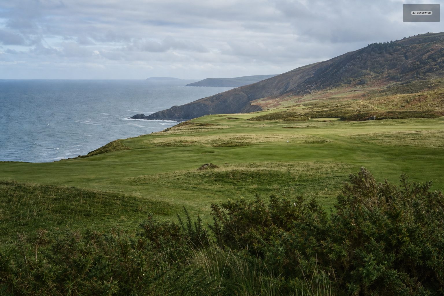The links, on the Exmoor coast at Lynton and Lynmouth