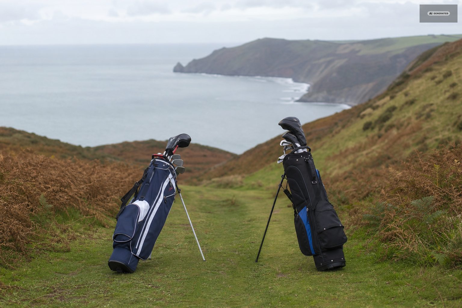Choosing between them, on the Exmoor coast at Lynton and Lynmouth
