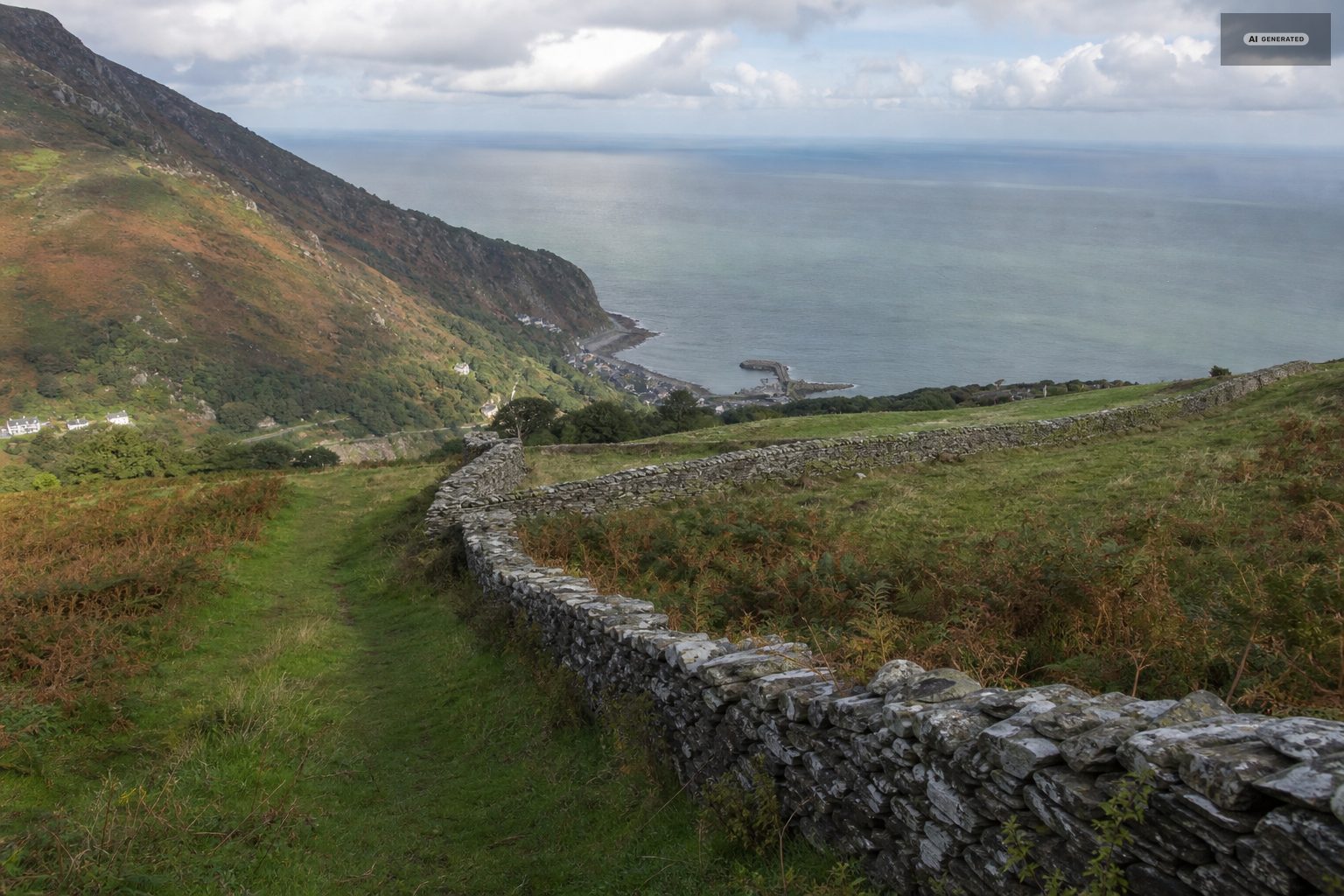 Splitting across properties, on the Exmoor coast at Lynton and Lynmouth