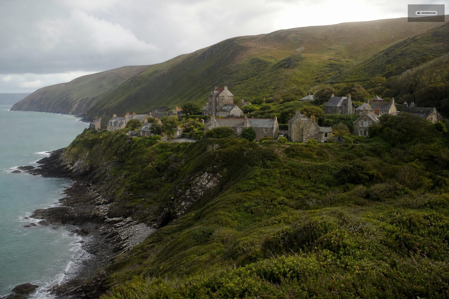 How the resort began, on the Exmoor coast at Lynton and Lynmouth