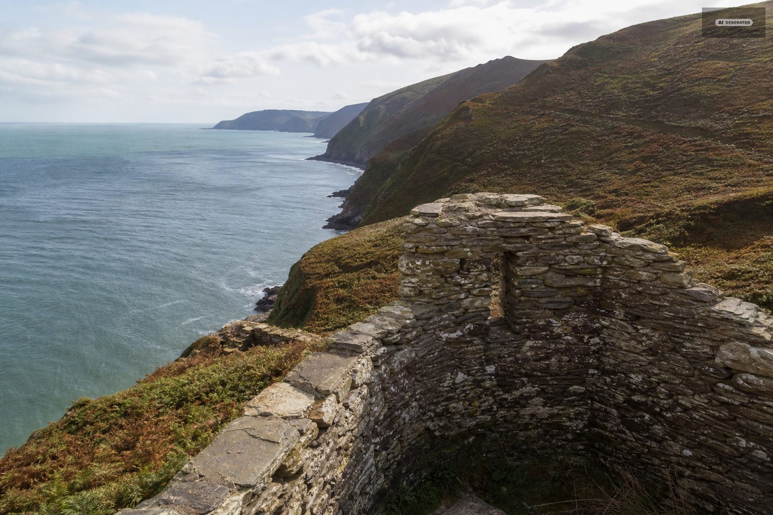 What is left to see, on the Exmoor coast at Lynton and Lynmouth