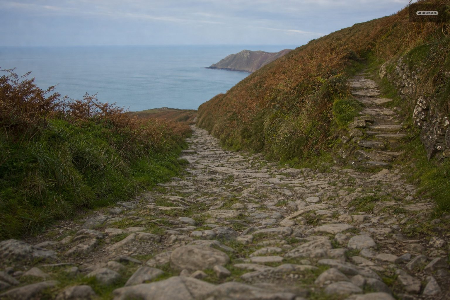 What the ground is like, on the Exmoor coast at Lynton and Lynmouth