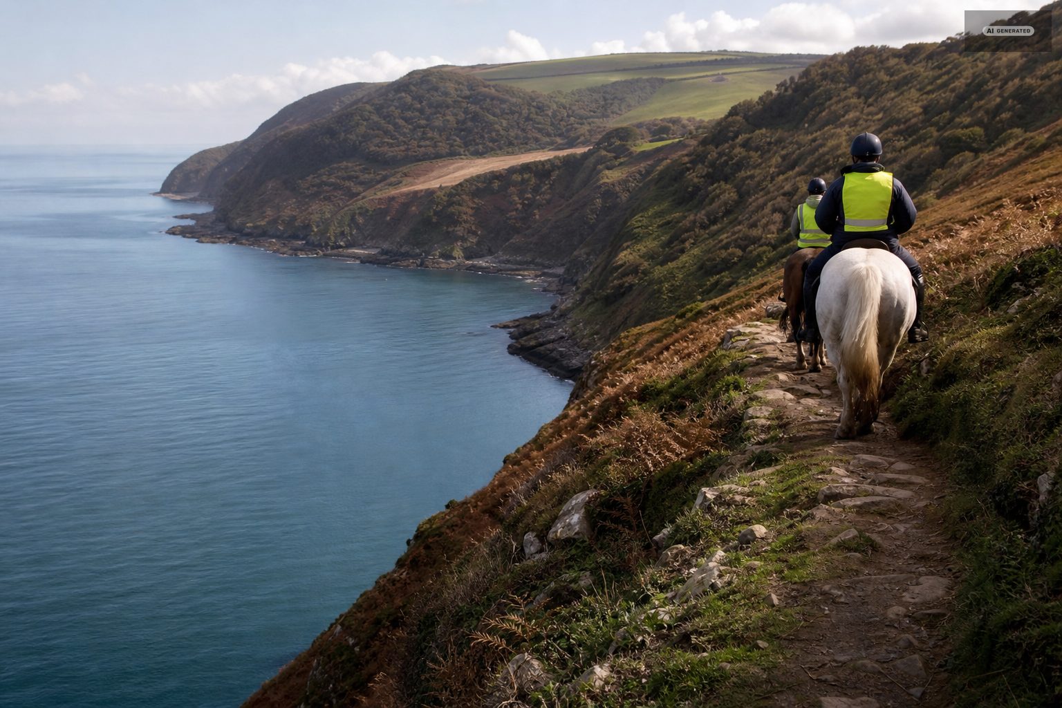 Trekking and lessons, on the Exmoor coast at Lynton and Lynmouth