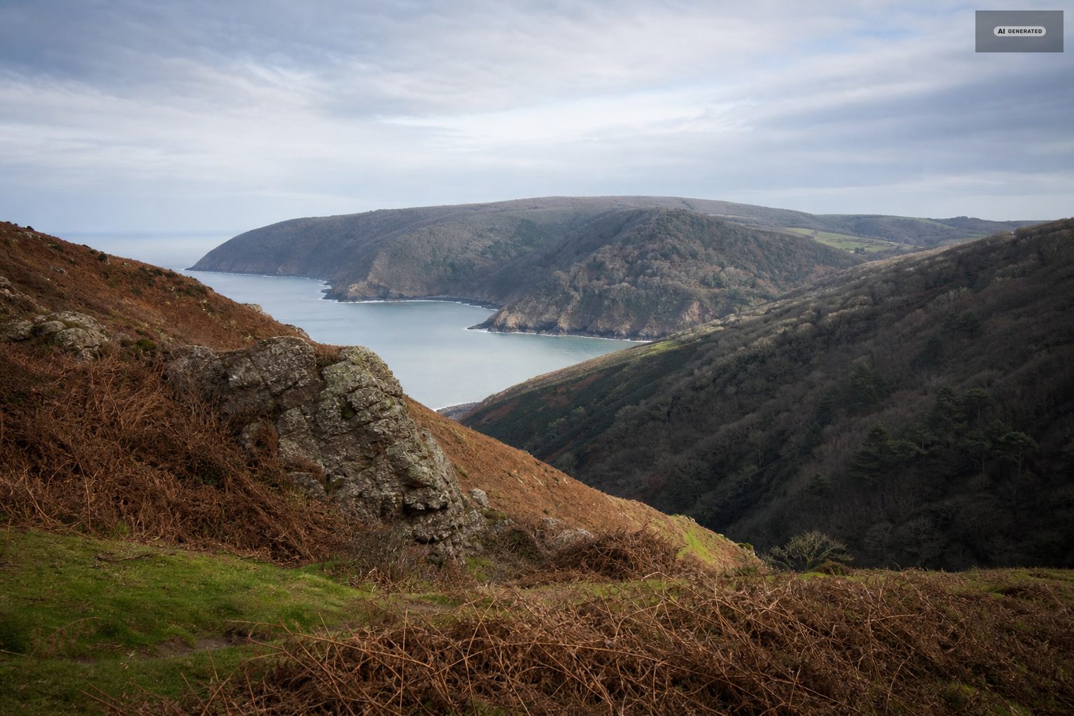 Inland, on the Exmoor coast at Lynton and Lynmouth