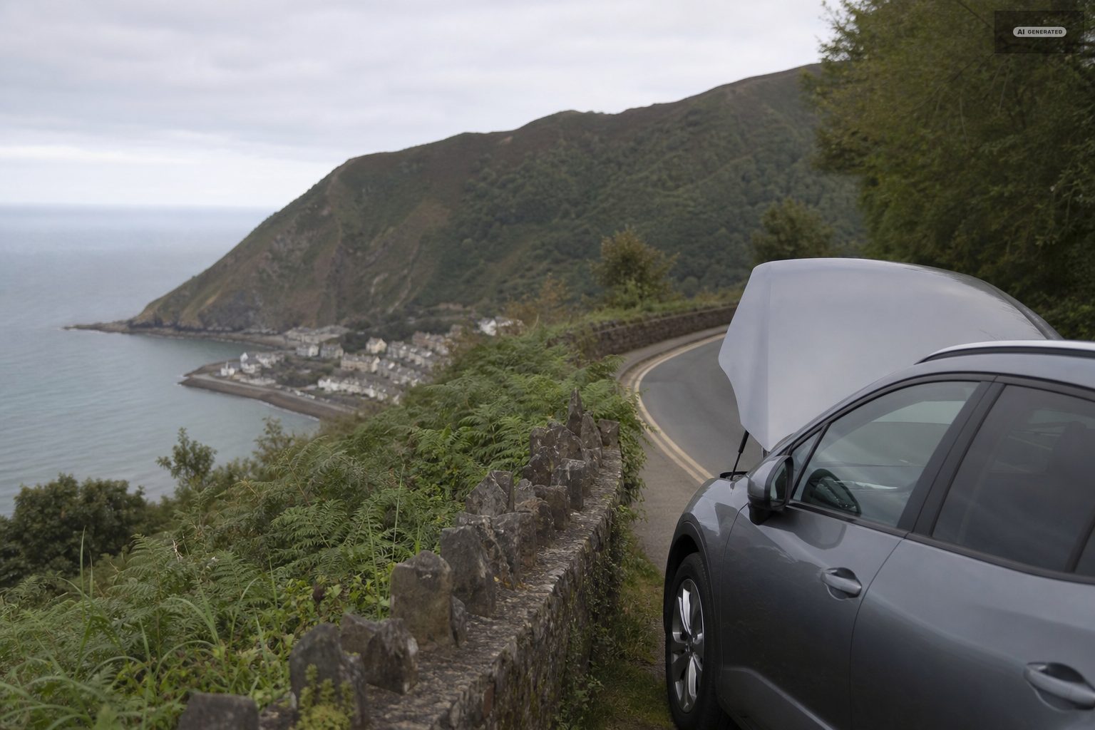 Practical checks before travelling, on the Exmoor coast at Lynton and Lynmouth