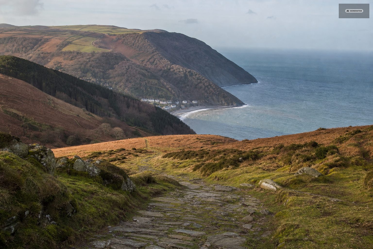 What is on the doorstep, on the Exmoor coast at Lynton and Lynmouth