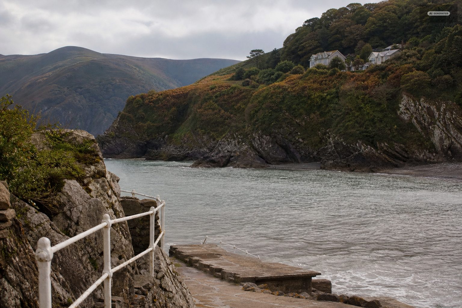 The rhythm of a day here, on the Exmoor coast at Lynton and Lynmouth