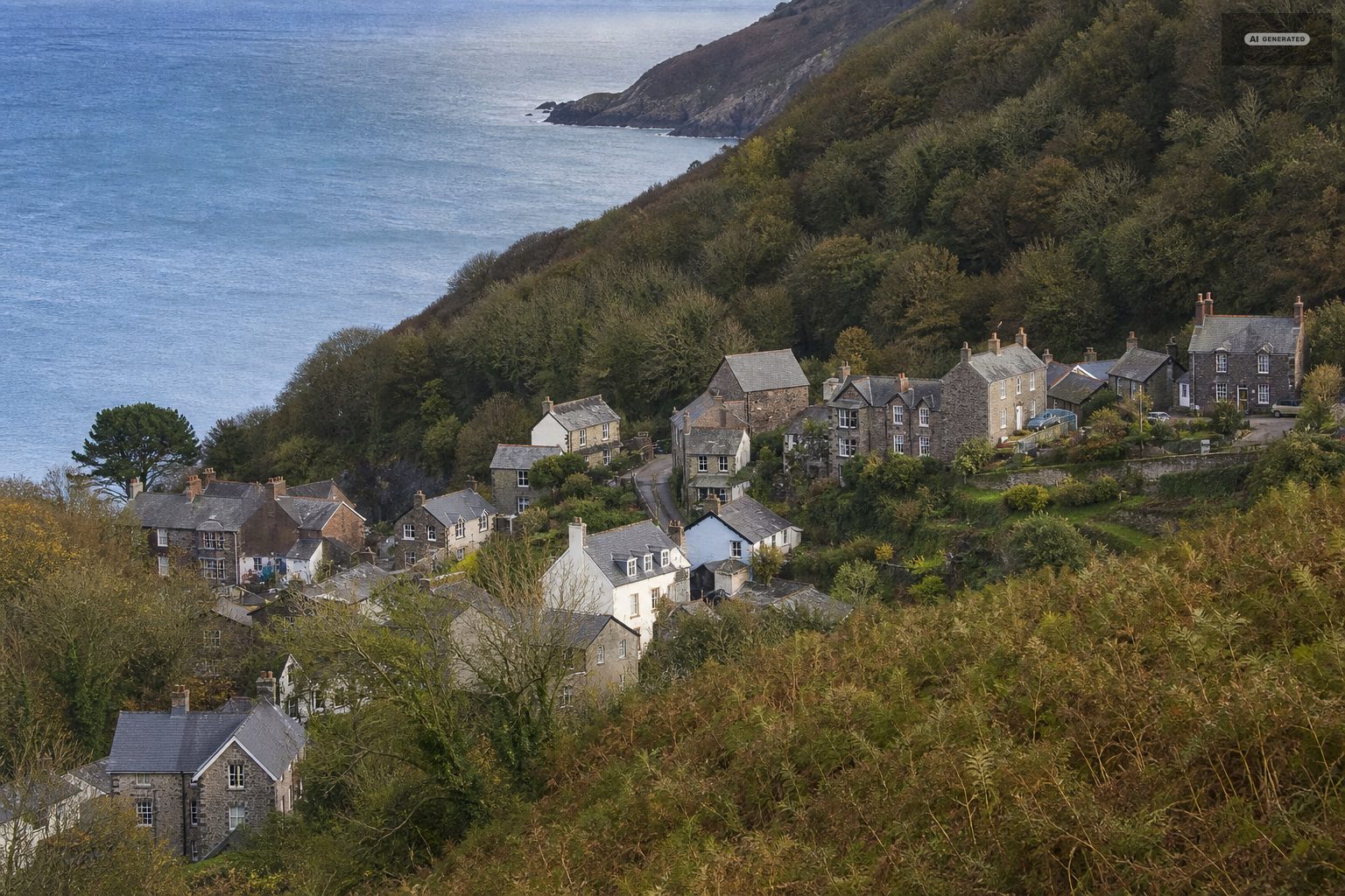 Where the properties are, on the Exmoor coast at Lynton and Lynmouth