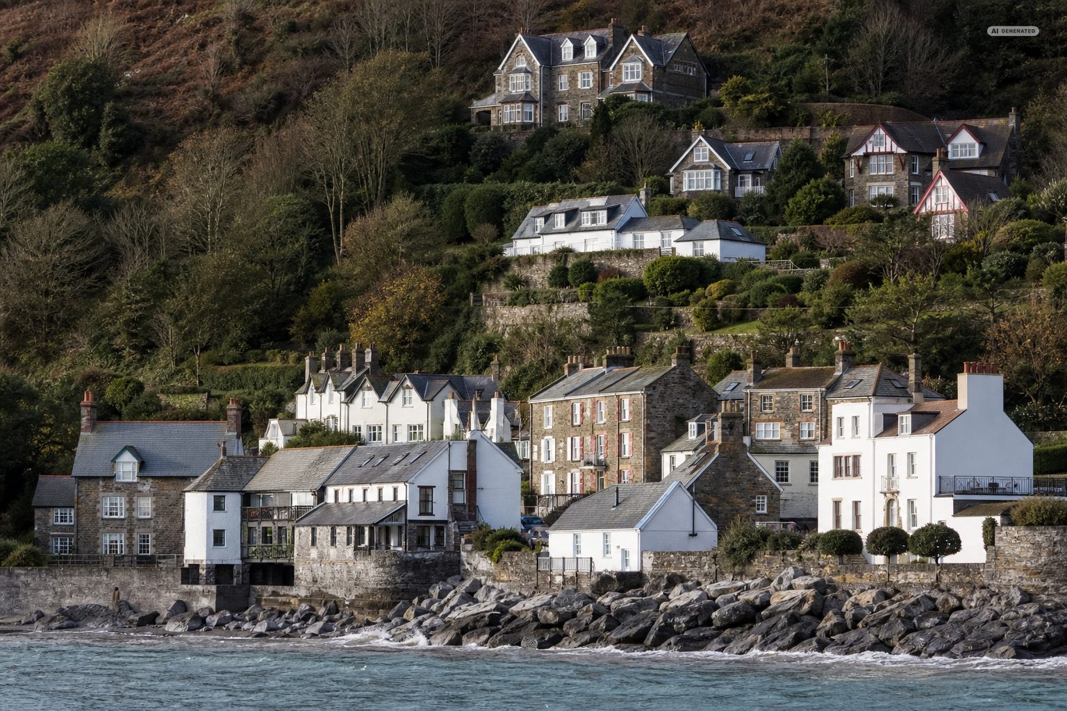 What to expect from the buildings, on the Exmoor coast at Lynton and Lynmouth