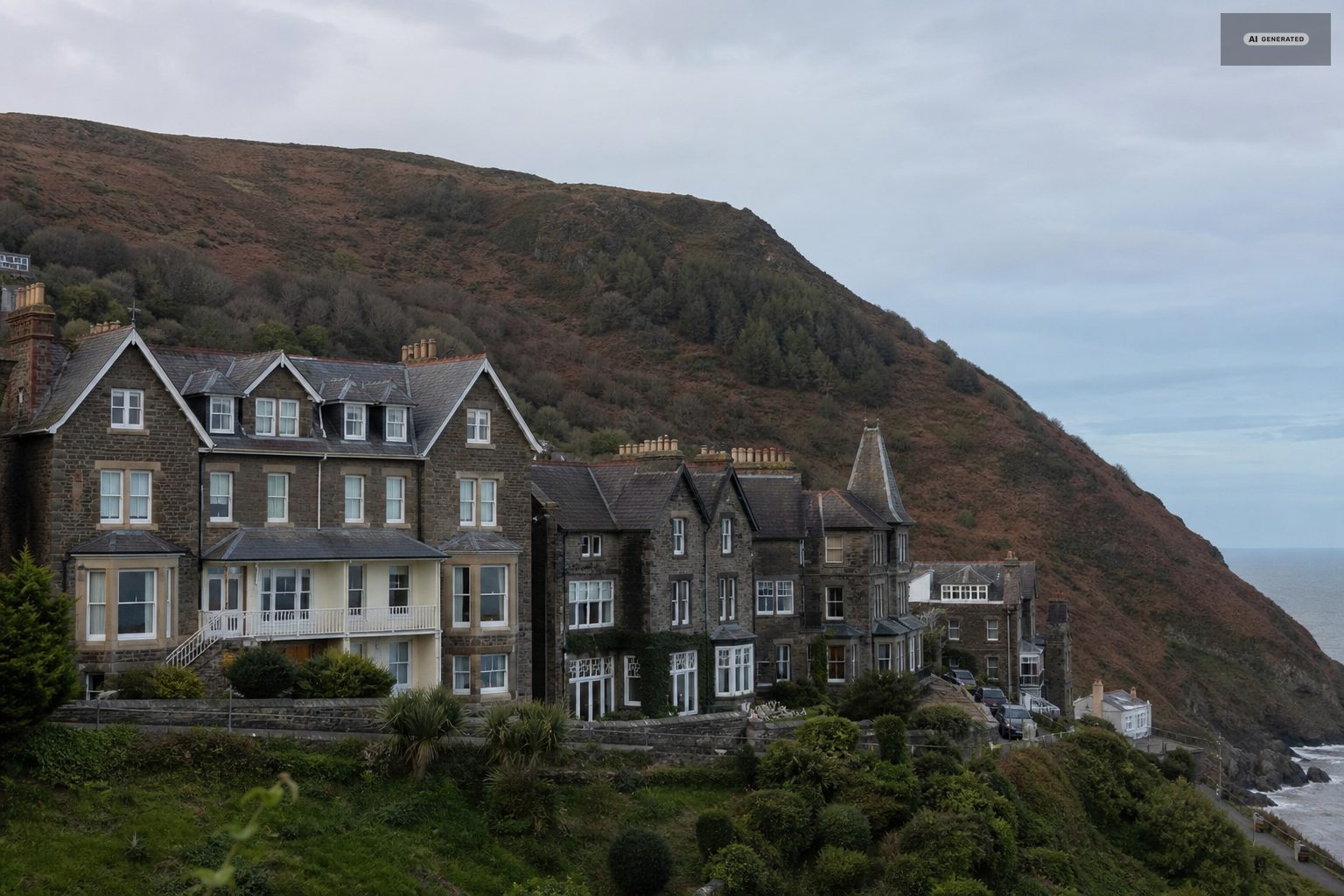 The hotels, on the Exmoor coast at Lynton and Lynmouth