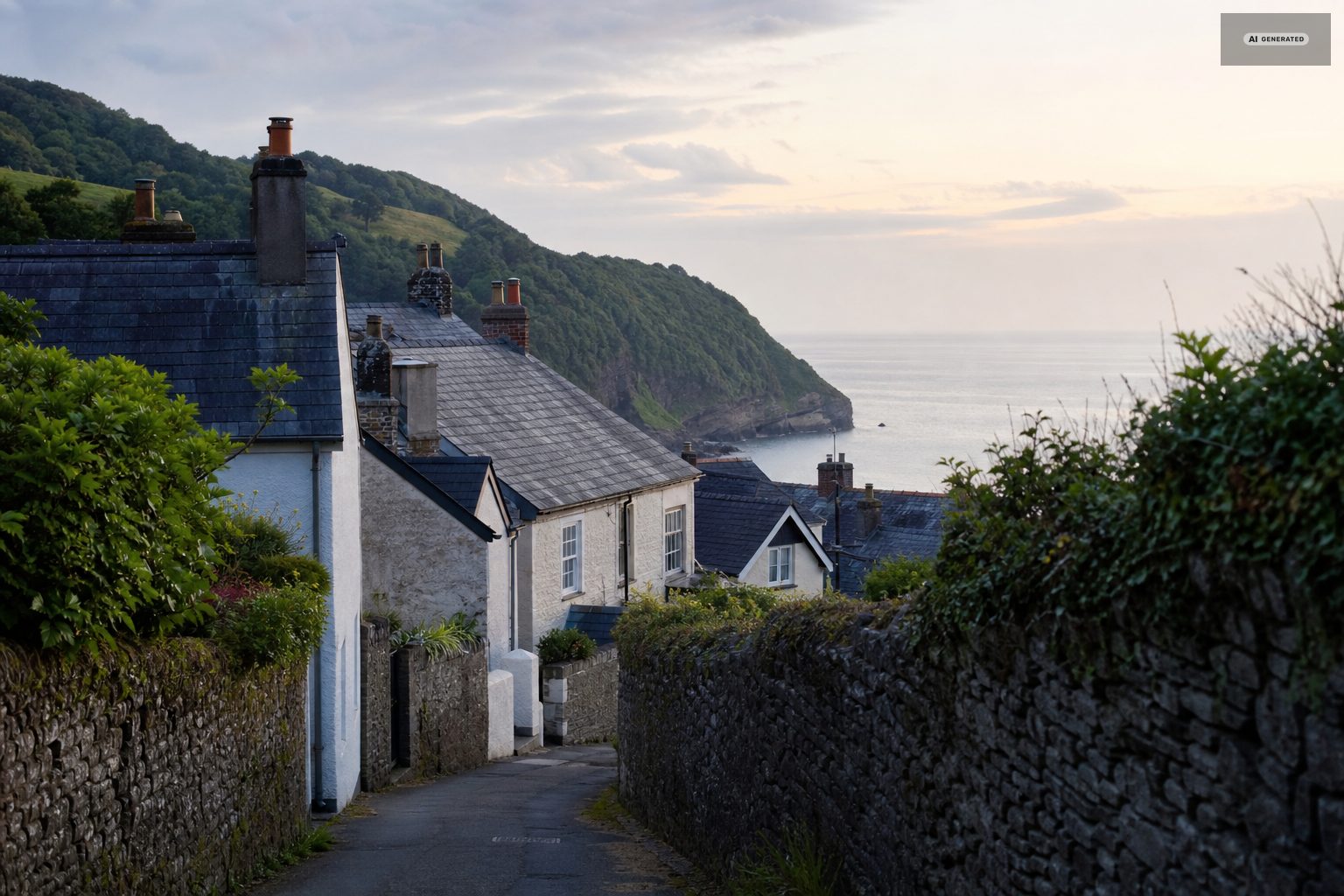 In the villages, on the Exmoor coast at Lynton and Lynmouth