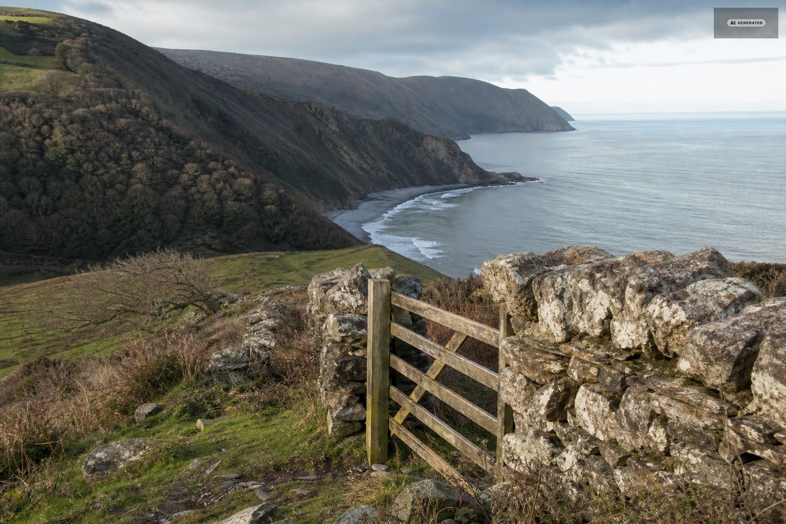 Practical things, on the Exmoor coast at Lynton and Lynmouth