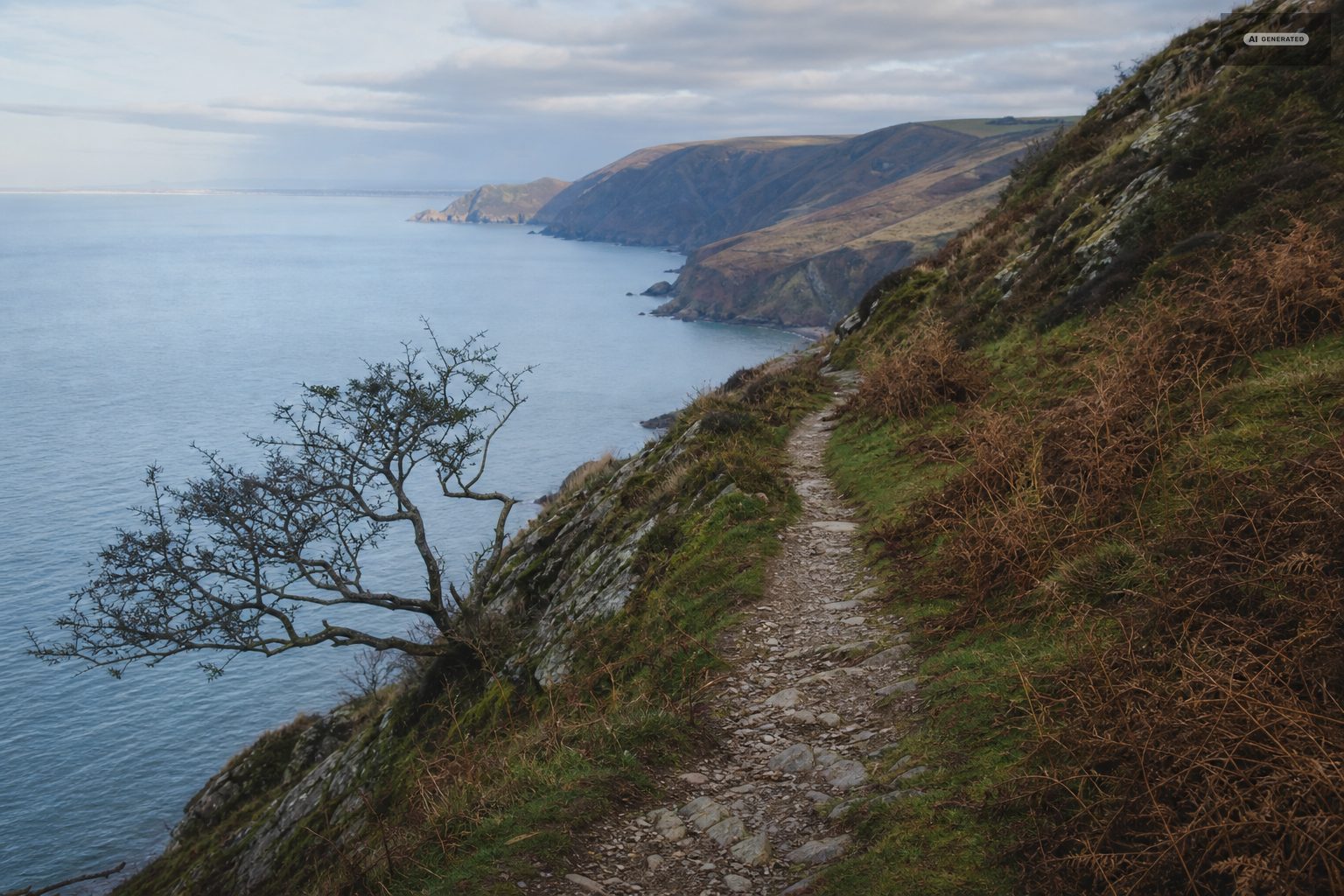 What you gain, on the Exmoor coast at Lynton and Lynmouth