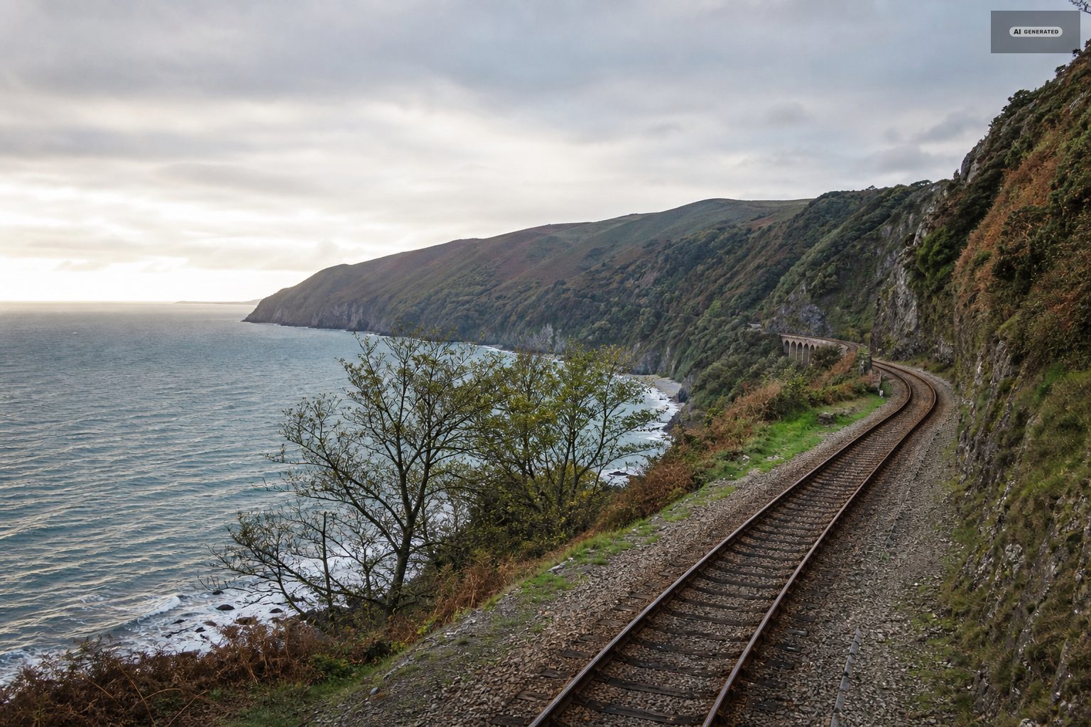 By train and bus, on the Exmoor coast at Lynton and Lynmouth