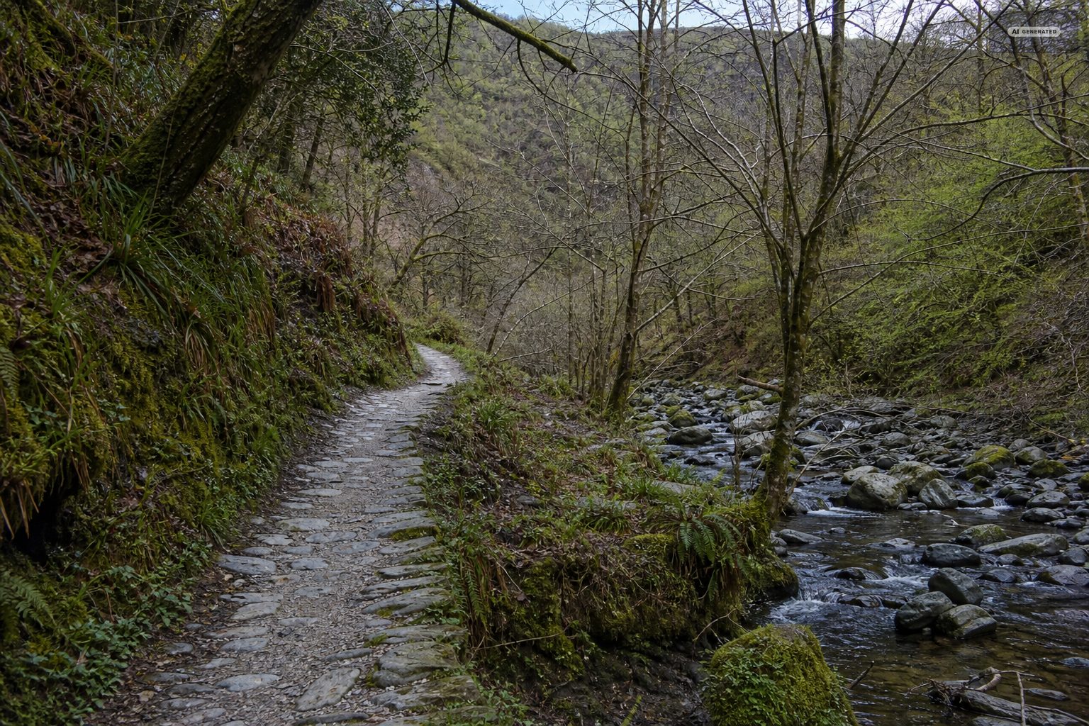 The walk, on the Exmoor coast at Lynton and Lynmouth