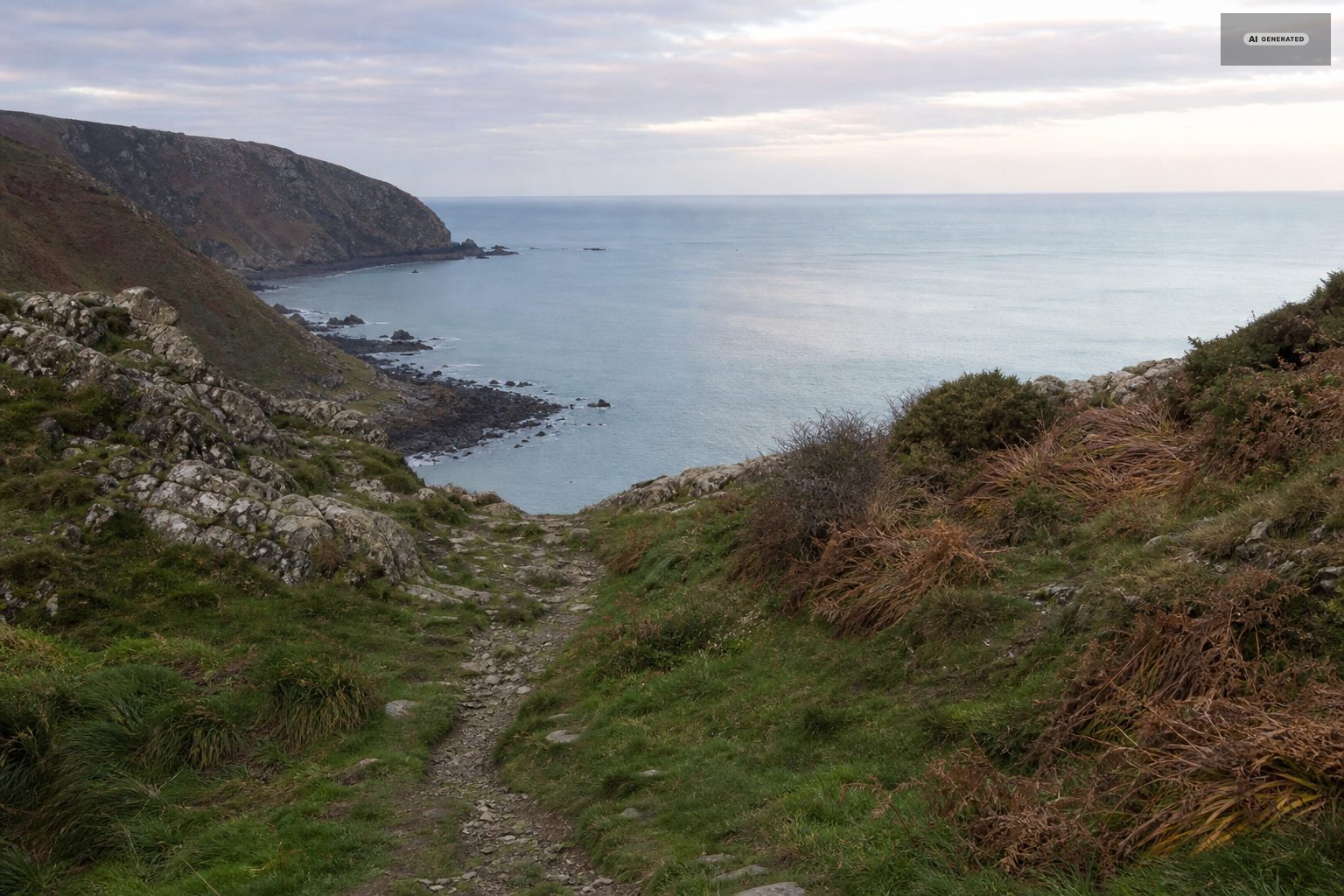 Beyond the confluence, on the Exmoor coast at Lynton and Lynmouth