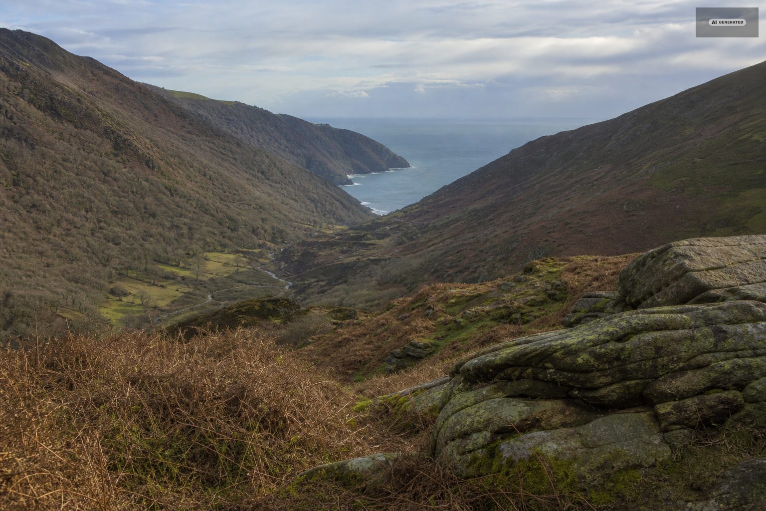 Rockford, Brendon and the upper valley, on the Exmoor coast at Lynton and Lynmouth